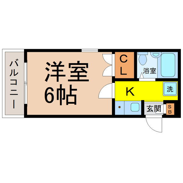 愛知県名古屋市北区金城町３ 黒川駅 1K マンション 賃貸物件詳細