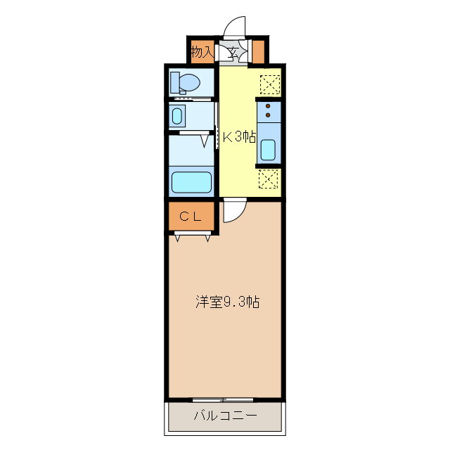 静岡県浜松市中央区中島３ 浜松駅 1K マンション 賃貸物件詳細