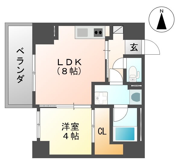 ネクストステージ立花 4階 1LDK 賃貸物件詳細