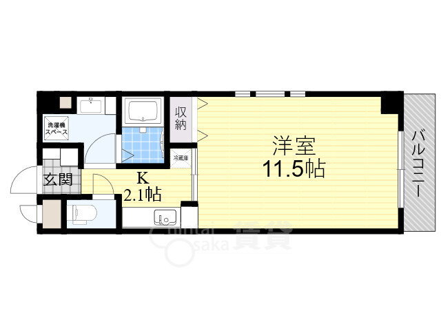 大阪府箕面市半町２ 桜井駅 1K マンション 賃貸物件詳細