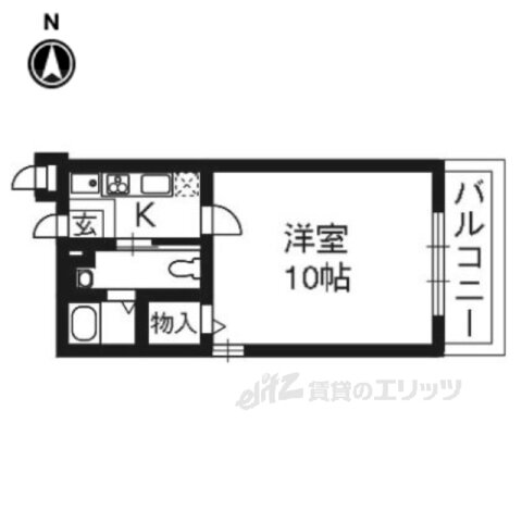 京都府京都市西京区川島東代町 桂駅 1K マンション 賃貸物件詳細