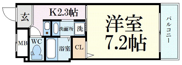大阪府大阪市中央区瓦屋町２ 松屋町駅 1K マンション 賃貸物件詳細