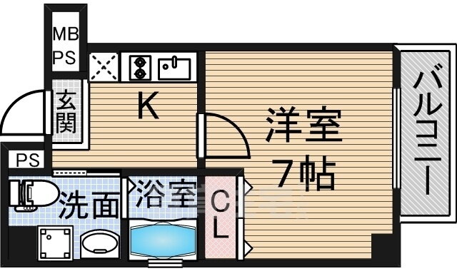 大阪府大阪市北区松ケ枝町 南森町駅 1K マンション 賃貸物件詳細