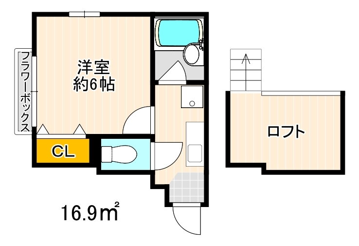 神奈川県横浜市中区打越 石川町駅 1K アパート 賃貸物件詳細