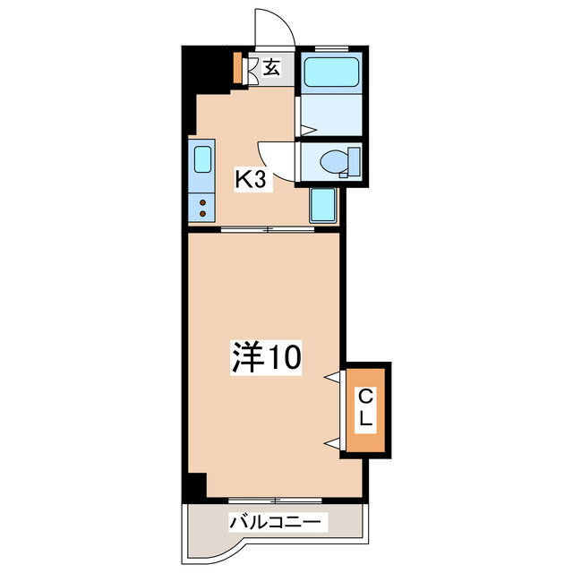 福島県郡山市昭和２ 郡山駅 1K マンション 賃貸物件詳細