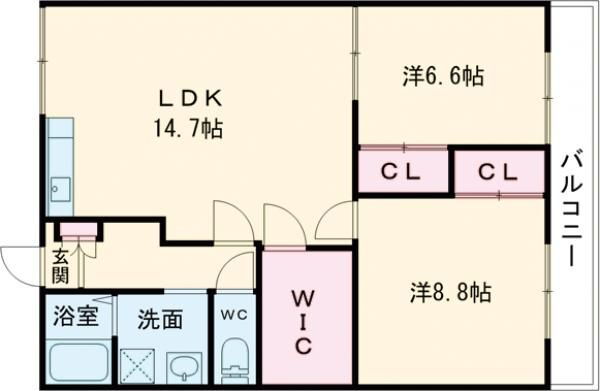 大阪府大東市三箇３ 住道駅 2LDK マンション 賃貸物件詳細