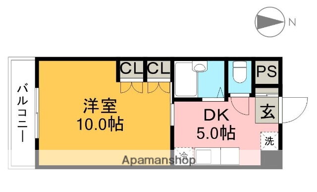 ＮＫオーシャンヒル 1階 1K 賃貸物件詳細