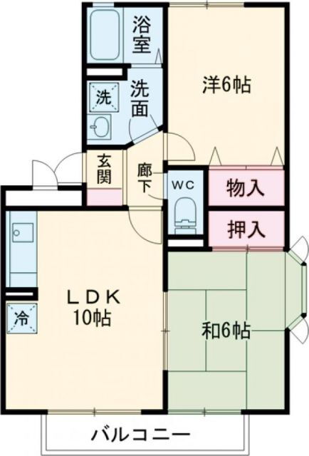 福岡県北九州市若松区鴨生田４ 二島駅 2LDK アパート 賃貸物件詳細