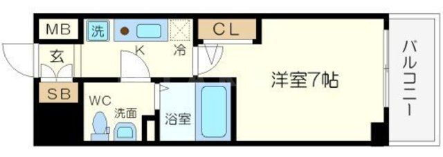 大阪府大阪市西区新町４ 西長堀駅 1K マンション 賃貸物件詳細