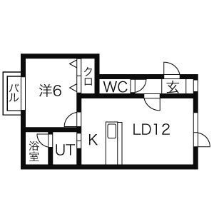 北海道石狩市花川南四条４ 新琴似駅 1LDK アパート 賃貸物件詳細