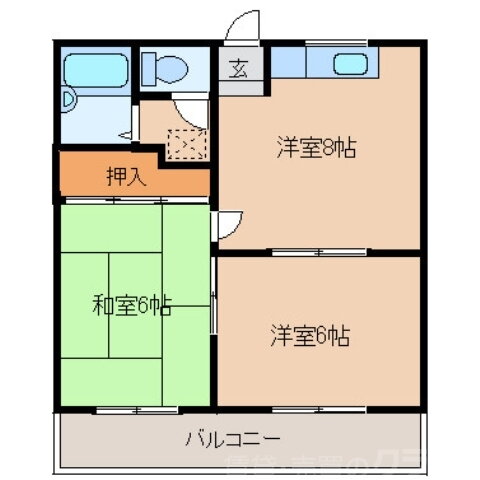 大阪府寝屋川市萱島東１ 寝屋川市駅 2DK マンション 賃貸物件詳細