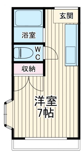 神奈川県厚木市長谷 本厚木駅 1K アパート 賃貸物件詳細