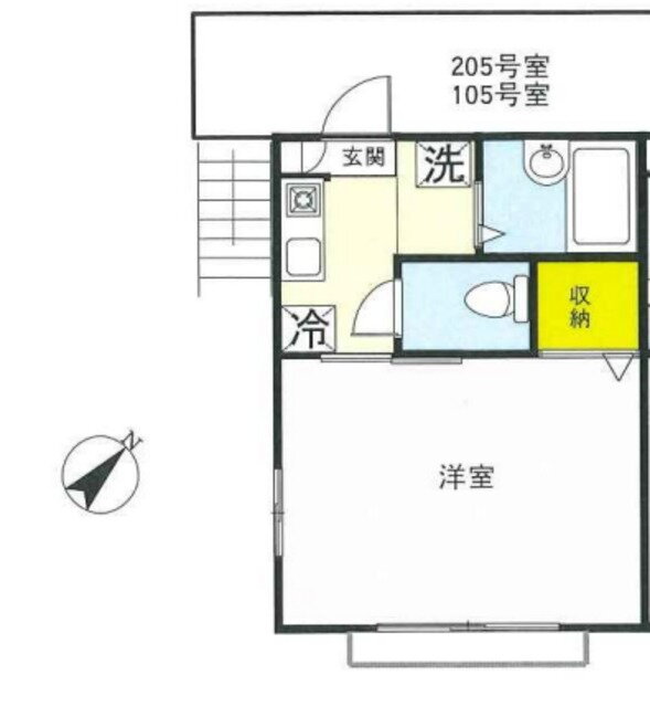 クレストハイム 2階 1K 賃貸物件詳細