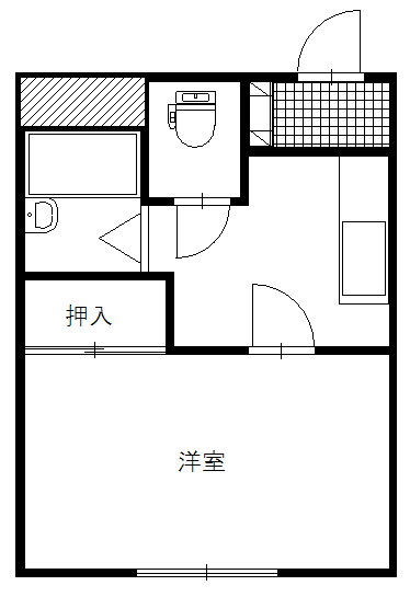 第２佐戸川ハイツ 3階 1DK 賃貸物件詳細