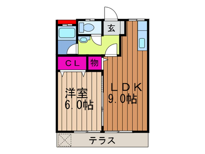 中ノ山ハイツ 1階 1LDK 賃貸物件詳細