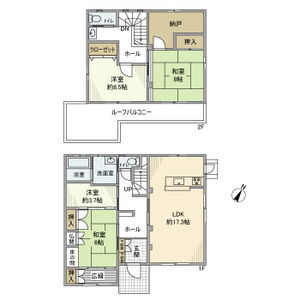 旭前町４丁目戸建 4LDK 賃貸物件詳細