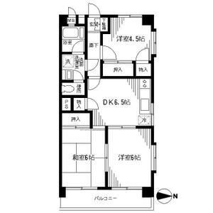 東京都世田谷区上用賀５ 用賀駅 3DK マンション 賃貸物件詳細