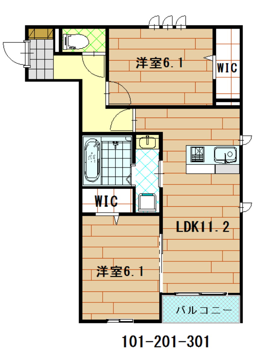 茨城県那珂郡東海村舟石川駅西１ 東海駅 2LDK アパート 賃貸物件詳細