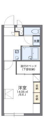 岡山県岡山市北区田中 岡山駅 1K アパート 賃貸物件詳細
