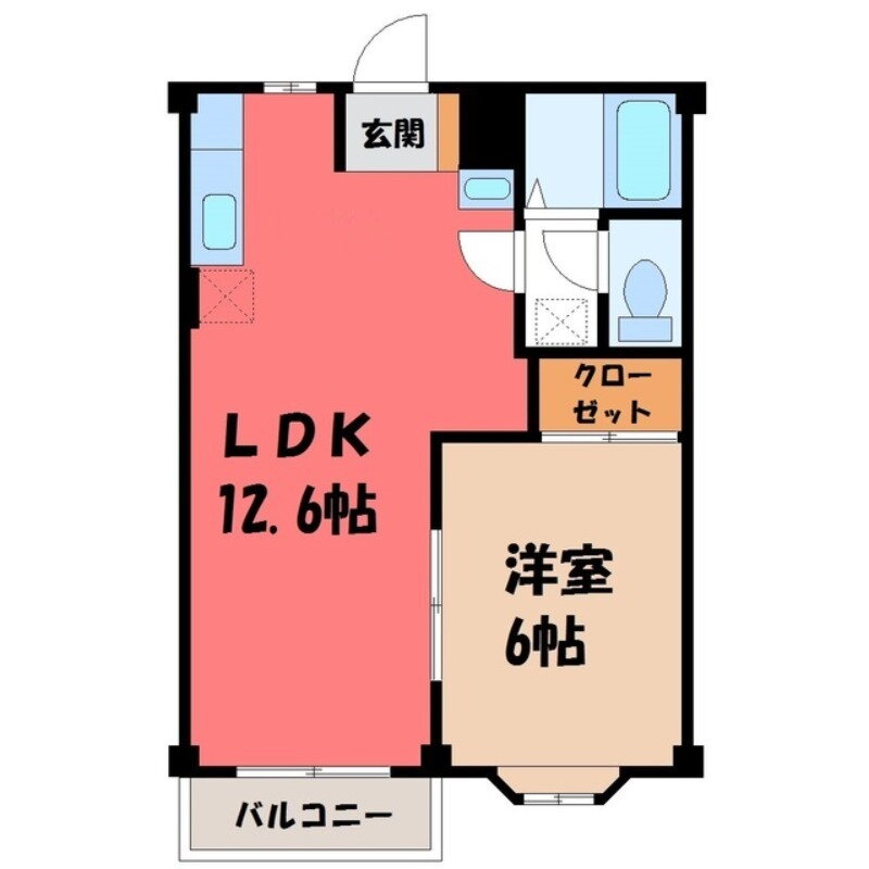 茨城県古河市水海 古河駅 1LDK アパート 賃貸物件詳細