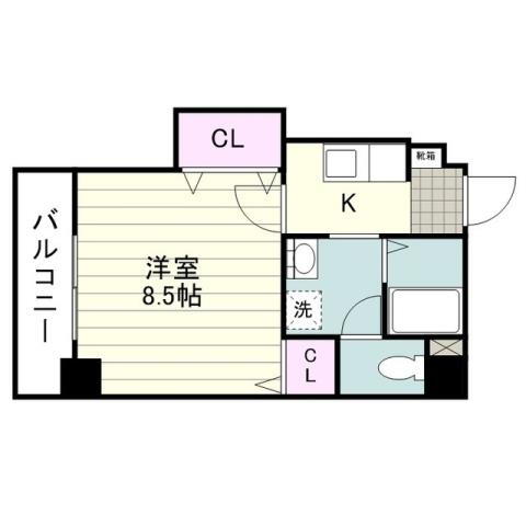 芦刈ビル 2階 1K 賃貸物件詳細