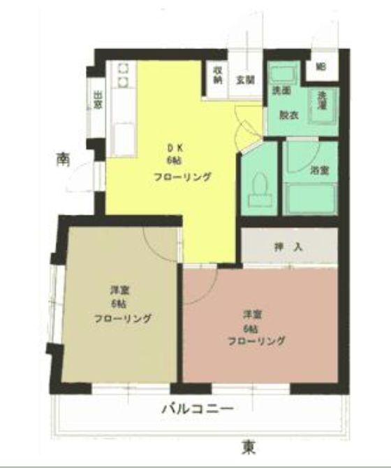 東京都三鷹市上連雀４ 三鷹駅 2DK マンション 賃貸物件詳細