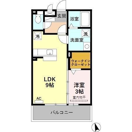 富山県富山市黒瀬 朝菜町駅 1LDK アパート 賃貸物件詳細