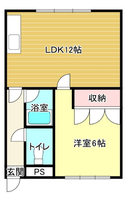 北海道滝川市黄金町東４ 滝川駅 1LDK アパート 賃貸物件詳細