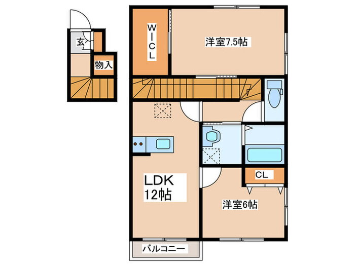 神奈川県相模原市南区大野台７ 古淵駅 2LDK アパート 賃貸物件詳細