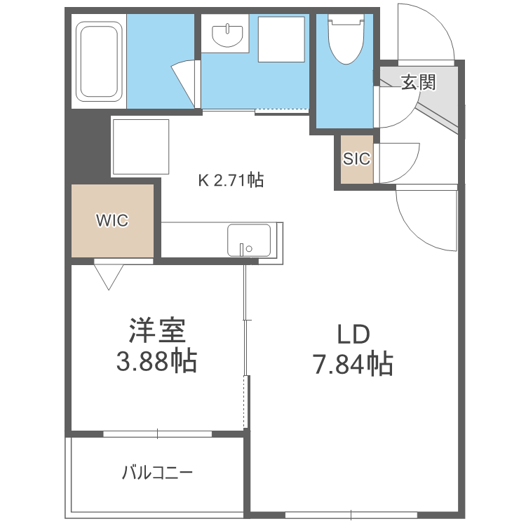 北海道北広島市共栄町４ 北広島駅 1LDK マンション 賃貸物件詳細