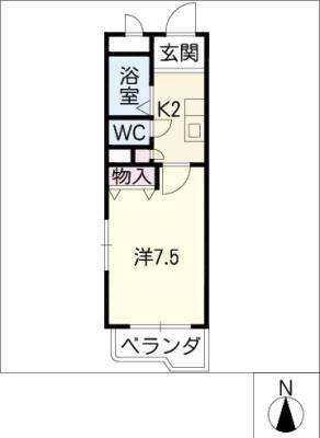 愛知県名古屋市天白区植田東２ 原駅 1K マンション 賃貸物件詳細