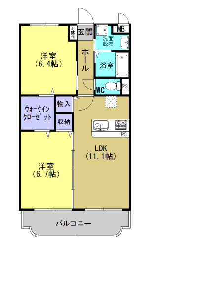 佐賀県伊万里市二里町八谷搦 伊万里駅 2LDK マンション 賃貸物件詳細