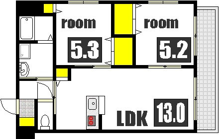 広島県広島市中区舟入町 舟入町駅 2LDK マンション 賃貸物件詳細