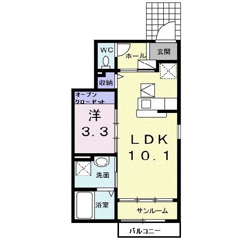 群馬県高崎市片岡町３ 高崎駅 1LDK アパート 賃貸物件詳細
