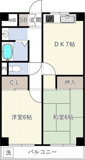 大阪府大阪市東淀川区豊里５ だいどう豊里駅 2DK マンション 賃貸物件詳細