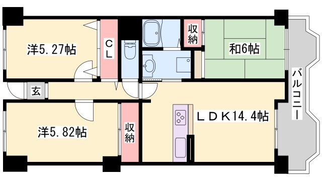 兵庫県姫路市増位新町１ 野里駅 3LDK マンション 賃貸物件詳細