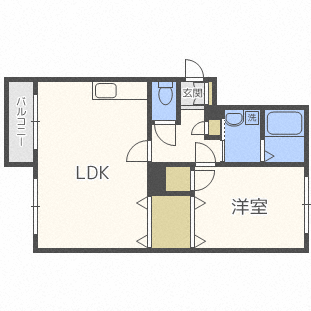 北海道札幌市東区北二十一条東２３ 環状通東駅 1LDK マンション 賃貸物件詳細