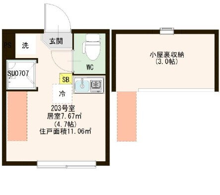 東京都足立区千住宮元町 北千住駅 ワンルーム アパート 賃貸物件詳細
