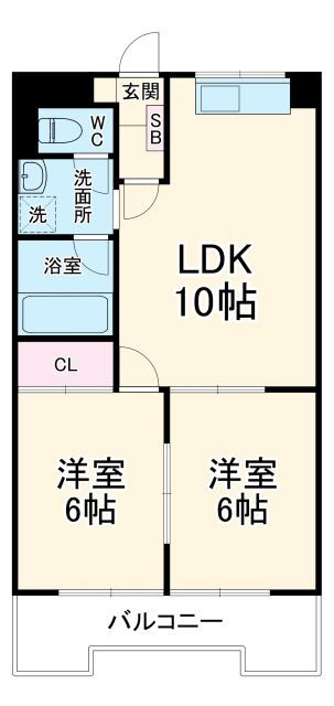 愛知県尾張旭市北本地ケ原町３ 尾張旭駅 2LDK マンション 賃貸物件詳細