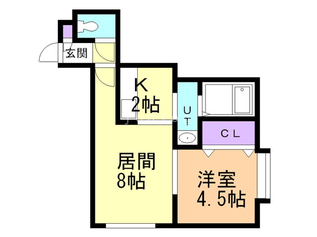北海道札幌市西区発寒四条４ 発寒中央駅 1LDK アパート 賃貸物件詳細