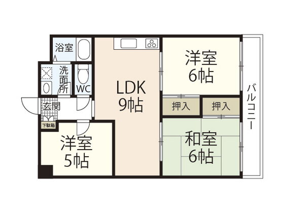 広島県広島市西区南観音７ 舟入川口町駅 3LDK マンション 賃貸物件詳細