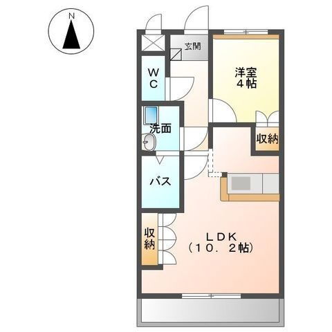 福島県郡山市大槻町字城ノ内 郡山駅 1LDK アパート 賃貸物件詳細