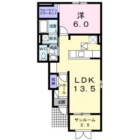 富山県富山市常盤台 東新庄駅 1LDK アパート 賃貸物件詳細