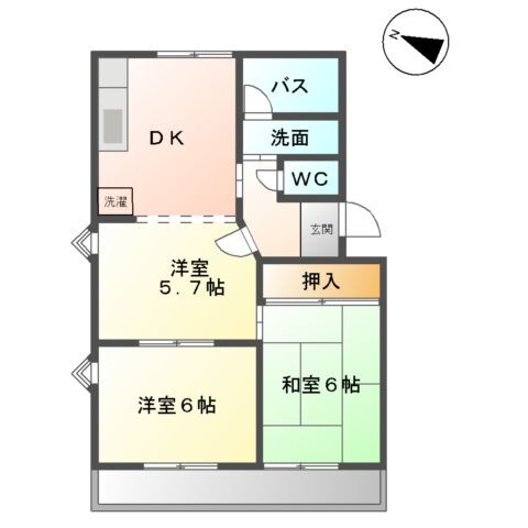 埼玉県蓮田市末広２ 蓮田駅 3DK マンション 賃貸物件詳細