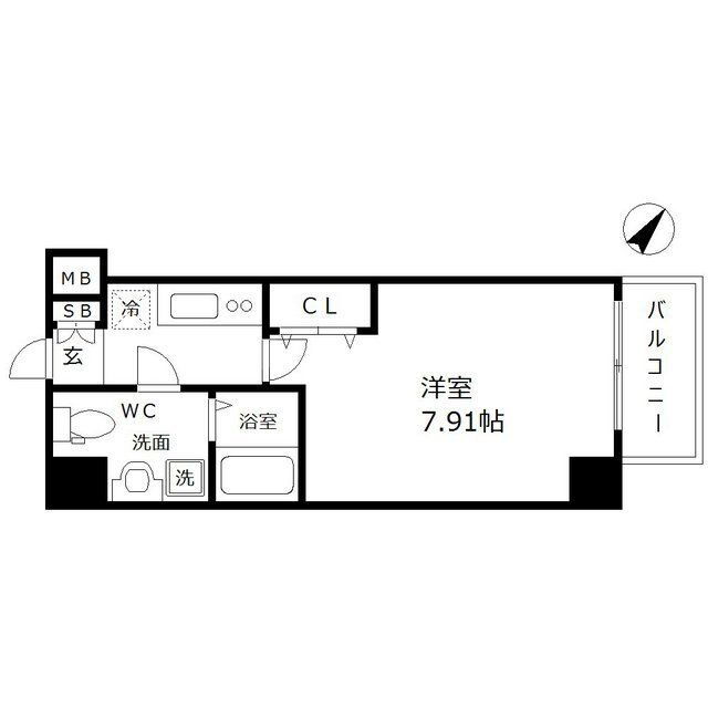 大阪府大阪市北区大淀中３ 福島駅 1K マンション 賃貸物件詳細