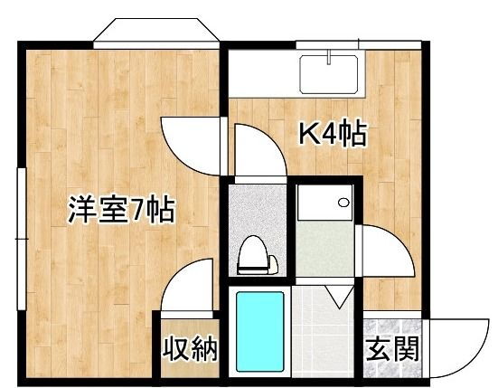 新潟県長岡市南七日町 宮内駅 1K アパート 賃貸物件詳細