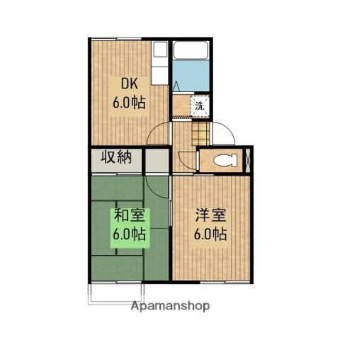 岩手県盛岡市西仙北２ 仙北町駅 2DK アパート 賃貸物件詳細