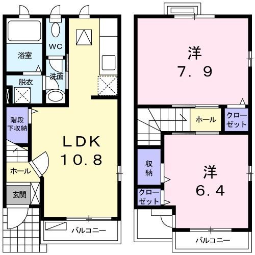 愛知県名古屋市天白区平針南４ 平針駅 2LDK アパート 賃貸物件詳細