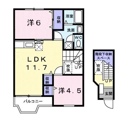 鹿児島県日置市東市来町湯田 湯之元駅 2LDK アパート 賃貸物件詳細