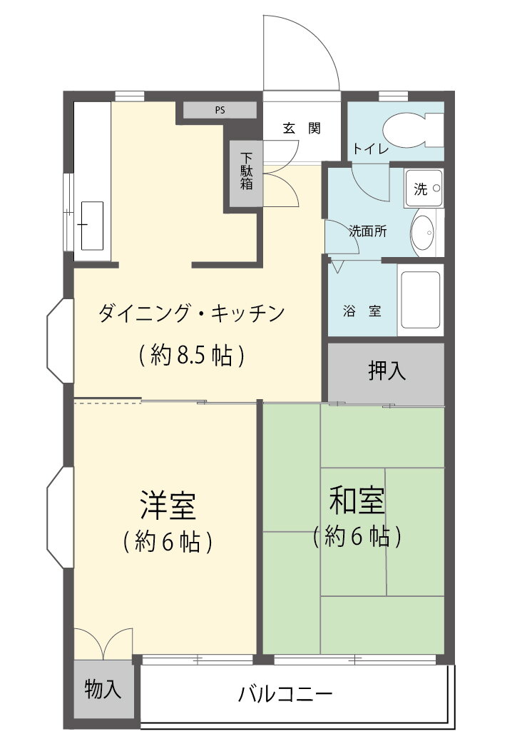 神奈川県横浜市泉区和泉町 いずみ野駅 2DK マンション 賃貸物件詳細